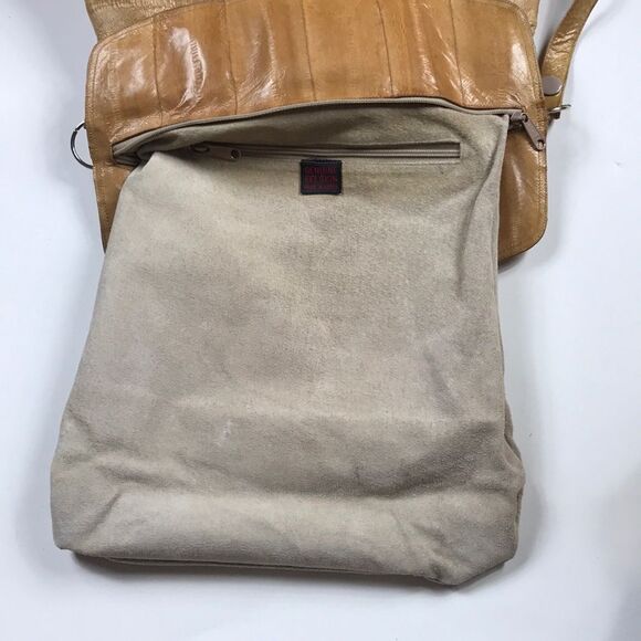 VTG, MADE IN KOREA GENUINE EEL SKIN LEATHER WOMAN BAG - Picture 14 of 16